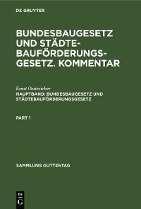 Cover Bundesbaugesetz und Städtebauförderungsgesetz