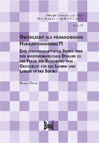 Cover Geschlecht als pädagogische Herausforderung?!