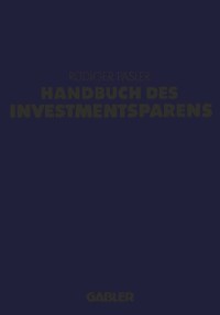 Cover Handbuch des Investmentsparens