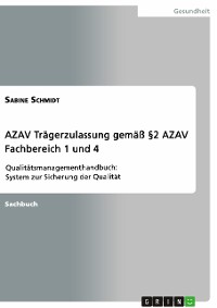 Cover AZAV Trägerzulassung gemäß §2 AZAV. Fachbereich 1 und 4