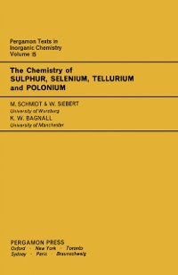 Cover Chemistry of Sulphur, Selenium, Tellurium and Polonium
