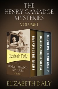 Cover Henry Gamadge Mysteries
