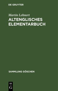 Cover Altenglisches Elementarbuch