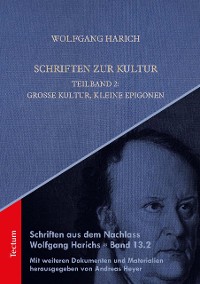 Cover Schriften zur Kultur