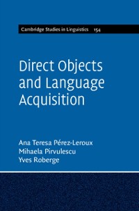 Cover Direct Objects and Language Acquisition