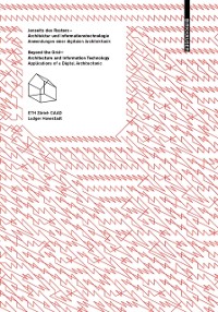 Cover Jenseits des Rasters – Architektur und Informationstechnologie / Beyond the Grid – Architecture and Information Technology