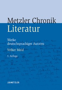 Cover Metzler Literatur Chronik