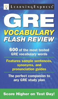 Cover GRE Vocabulary Flash Review
