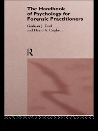 Cover Handbook of Psychology for Forensic Practitioners