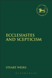 Cover Ecclesiastes and Scepticism