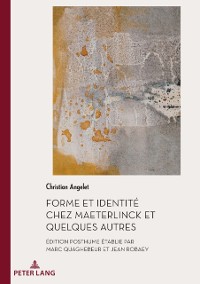 Cover Forme et Identite chez Maeterlinck et quelques autres