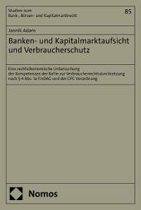 Cover Banken- und Kapitalmarktaufsicht und Verbraucherschutz