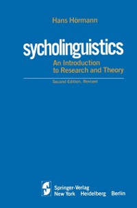 Cover Psycholinguistics