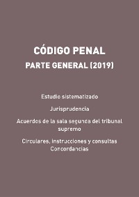 Cover Código Penal. Parte General (2019)