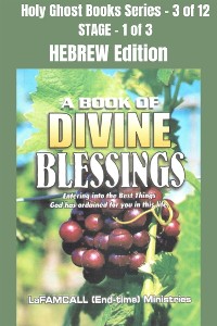 Cover DIVINE BLESSINGS - Entering into the Best Things God has ordained for you in this life - HEBREW EDITION