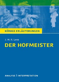 Cover Der Hofmeister von J. M. R. Lenz.