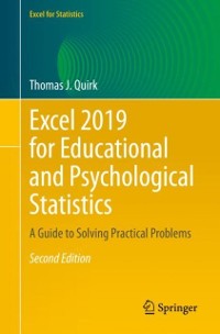 Cover Excel 2019 for Educational and Psychological Statistics