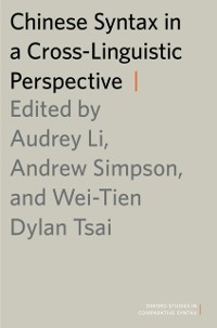 Cover Chinese Syntax in a Cross-Linguistic Perspective