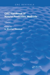 Cover Handbook of Natural Pesticides: Methods