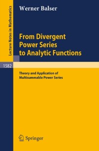 Cover From Divergent Power Series to Analytic Functions