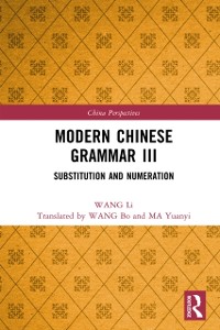 Cover Modern Chinese Grammar III