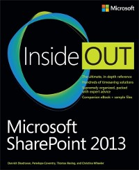 Cover Microsoft SharePoint 2013 Inside Out