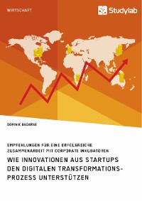 Cover Wie Innovationen aus Startups den digitalen Transformationsprozess unterstützen. Empfehlungen für eine erfolgreiche Zusammenarbeit mit Corporate Inkubatoren