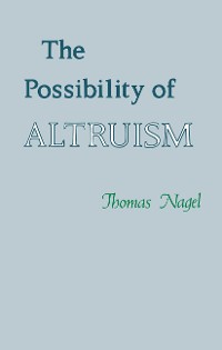 Cover The Possibility of Altruism