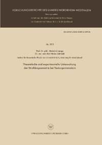 Cover Theoretische und experimentelle Untersuchung der Strahlengeometrie bei Texturgoniometern