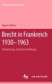 Cover Brecht in Frankreich 1930–1963