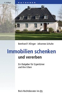 Cover Immobilien schenken und vererben