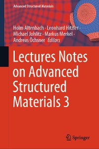 Cover Lectures Notes on Advanced Structured Materials 3