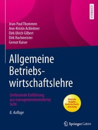 Cover Allgemeine Betriebswirtschaftslehre