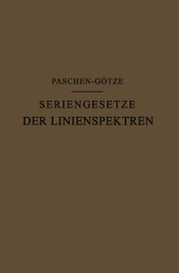 Cover Seriengesetze der Linienspektren