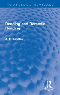 Cover Reading and Remedial Reading