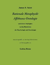 Cover Rationale Metaphysik: Affektanz -Ontologie
