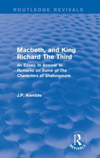 Cover Macbeth, and King Richard The Third