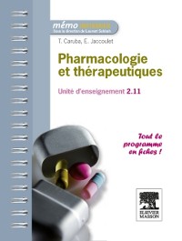 Cover Pharmacologie et thérapeutiques