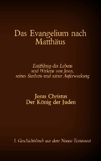 Cover Das Evangelium nach Matthäus