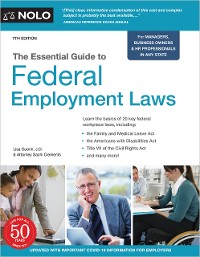 Cover Essential Guide to Federal Employment Laws, The