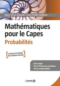 Cover Mathematiques pour le Capes. Probabilites