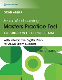 Cover Social Work Licensing Masters Practice Test, Third Edition
