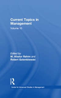 Cover Current Topics in Management