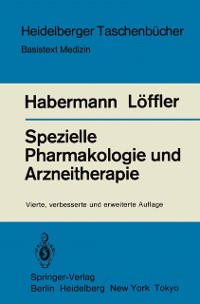 Cover Spezielle Pharmakologie und Arzneitherapie