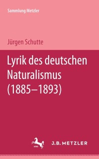 Cover Lyrik des deutschen Naturalismus