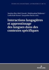 Cover Interactions langagières et apprentissage des langues dans des contextes spécifiques