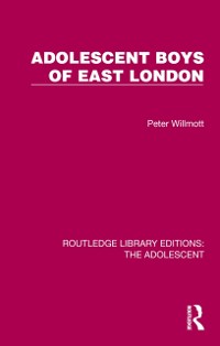 Cover Adolescent Boys of East London