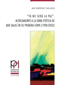 Cover "Ya no será la paz".