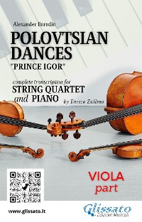 Cover Viola part of "Polovtsian Dances" for String Quartet and Piano
