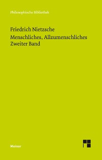 Cover Menschliches, Allzumenschliches. Zweiter Band